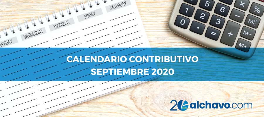 calendario contributivo 2020 septiembre